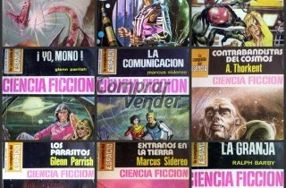 Lote de 25 novelas de Ciencia-Ficcion de editorial bruguera