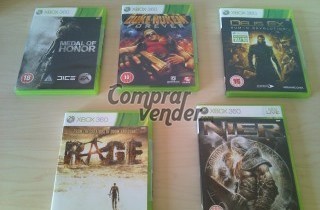 se vende 5 juegos de xbox 360 en ingles completamente