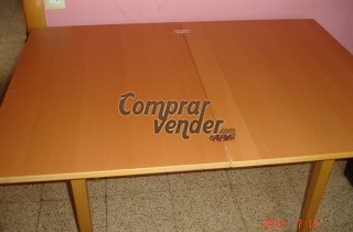 mesa pregable y sofa 2 plazas