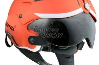 CASCO DE MOTO GPA FRANCE AIRCRAFT NARANJA