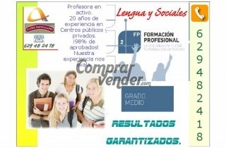 Clases Lengua y Sociales Acceso Grados. Badajoz.
