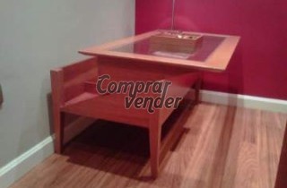 Vendo mesa centro abatible cerezo