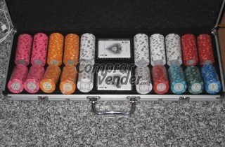 Maletín poker Montecarlo de 500 fichas(VALORES BAJOS!!!)