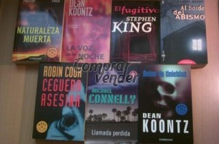 Lote de trece libros de terror y suspense